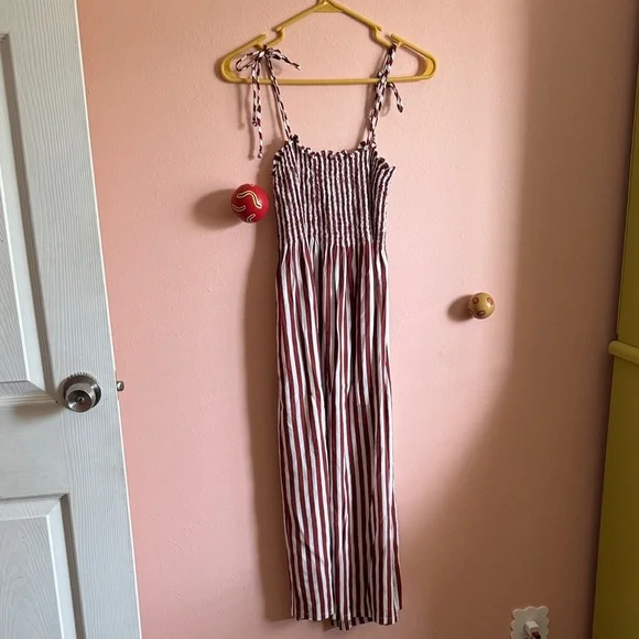 Smocked Button-front Dress - Picture 8 of 8